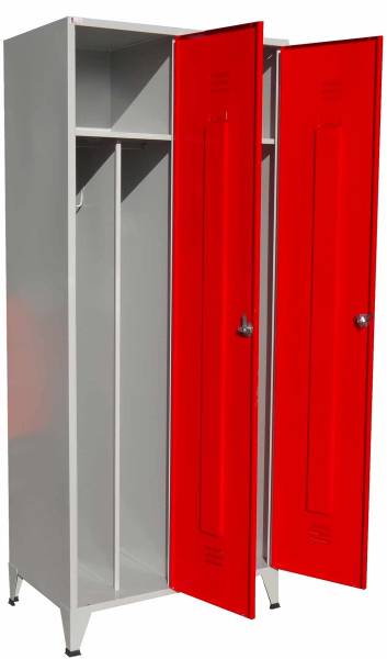 Armoire vestiaire industriel à 2 colonnes en métal vendu pour les professionnels